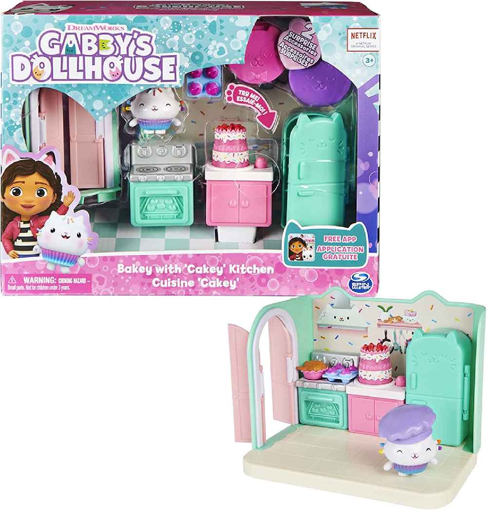 Gabby's Dollhouse - Set da gioco Bakey con cucina Cakey : Amazon.it: Giochi  e giocattoli