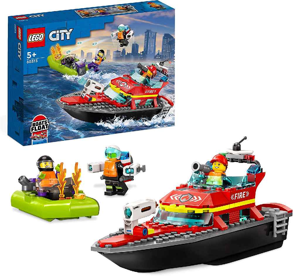 LEGO City Fire Barca di Soccorso Antincendio 