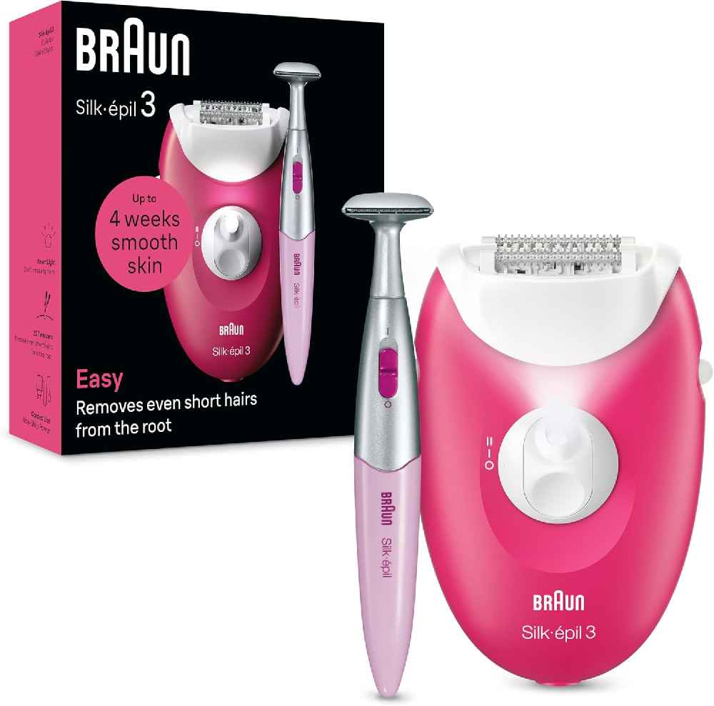 Braun Silk-épil 3 Depilatore Donna, Epilatore 